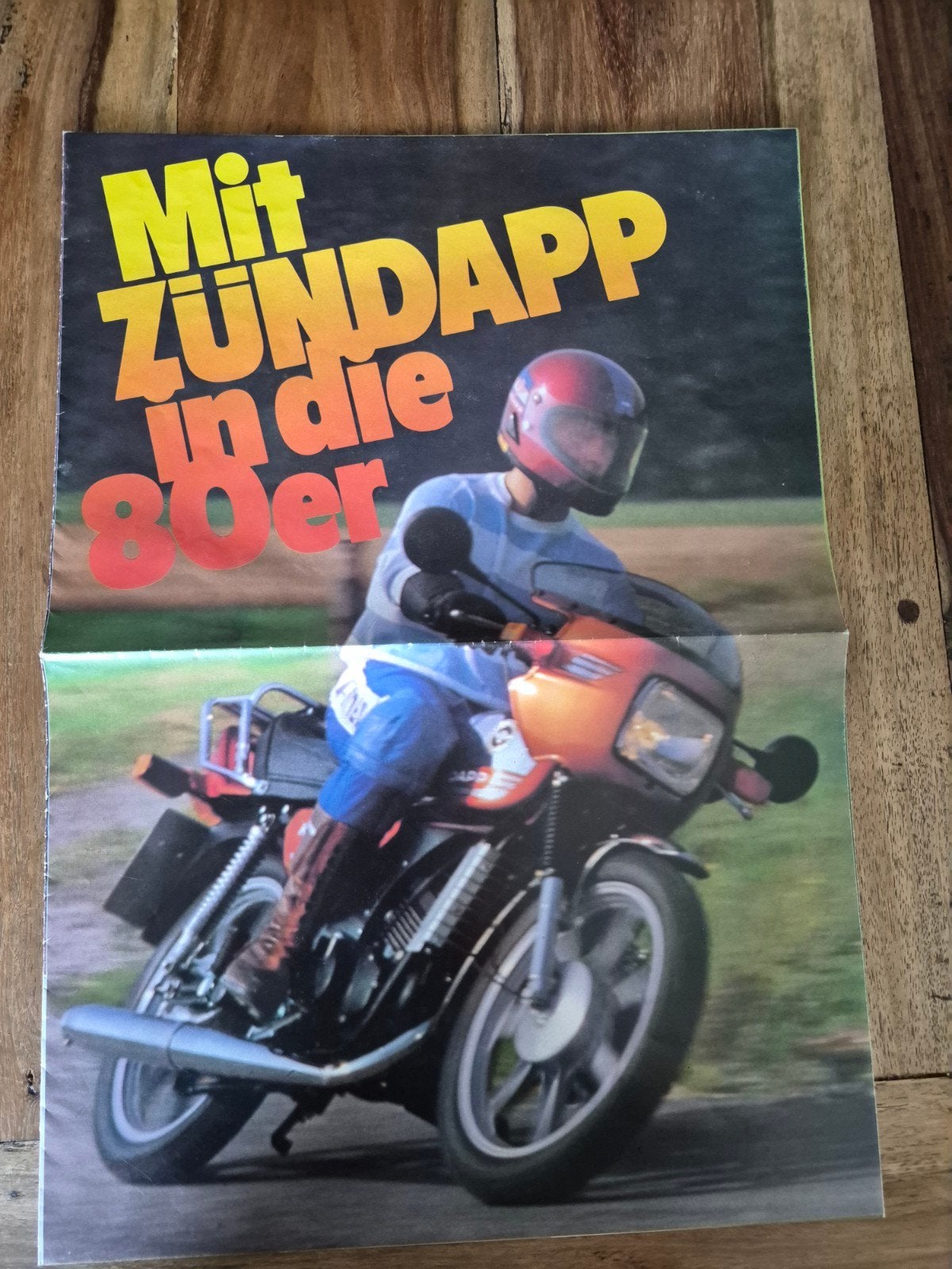Orginele Zündapp folder.  programma 1982/83, Ophalen of Verzenden, Nieuw, Overige typen