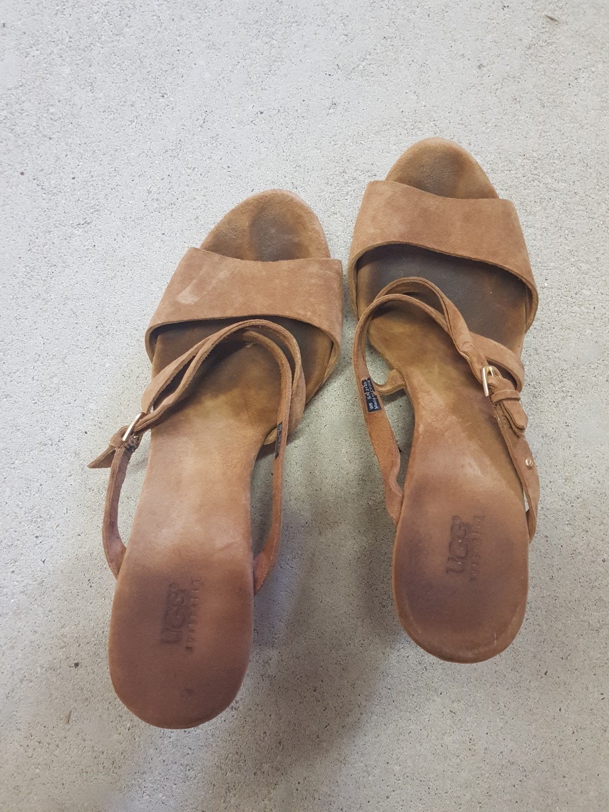 Prachtige originele Uggs mt. 39, Kleding | Dames, Schoenen, UGG, Bruin, Zo goed als nieuw, Sandalen of Muiltjes