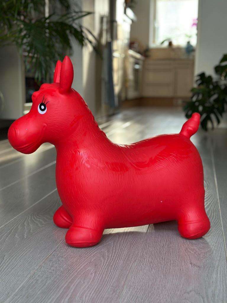 Leuke Rode Skippy-ezel / Springdier, Ophalen, Zo goed als nieuw