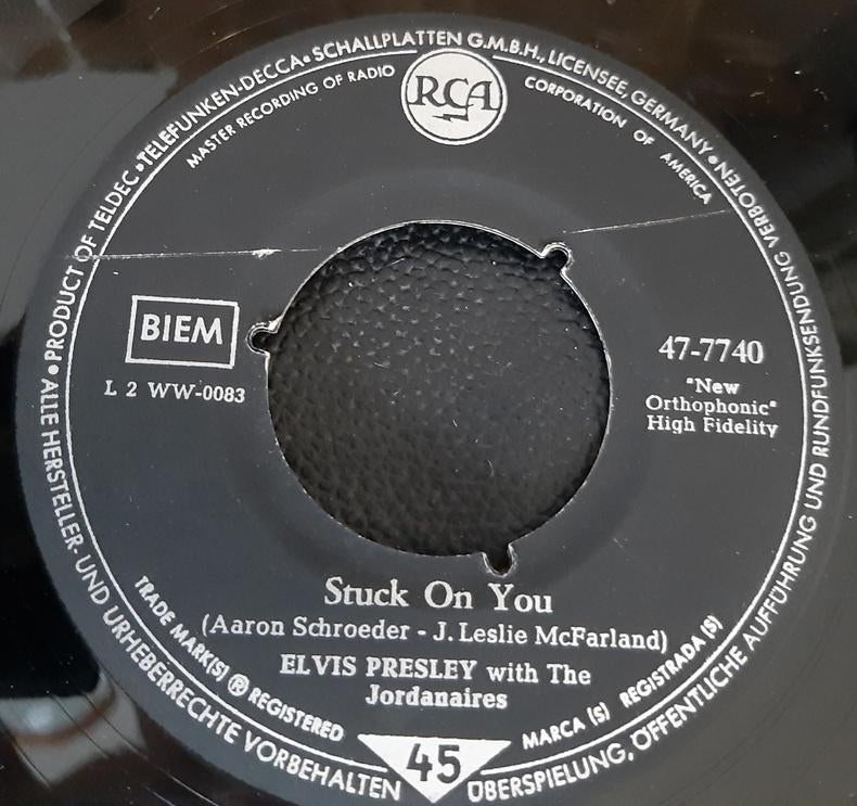 Elvis Presley With The Jordanaires ‎– Stuck On You, Originele persing, Verzenden, Gebruikt, Pop