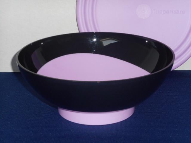 Tupperware Eleganzia Kom 1,5 L. Zwart/Lila, Ophalen of Verzenden, Nieuw, Bak of Kom