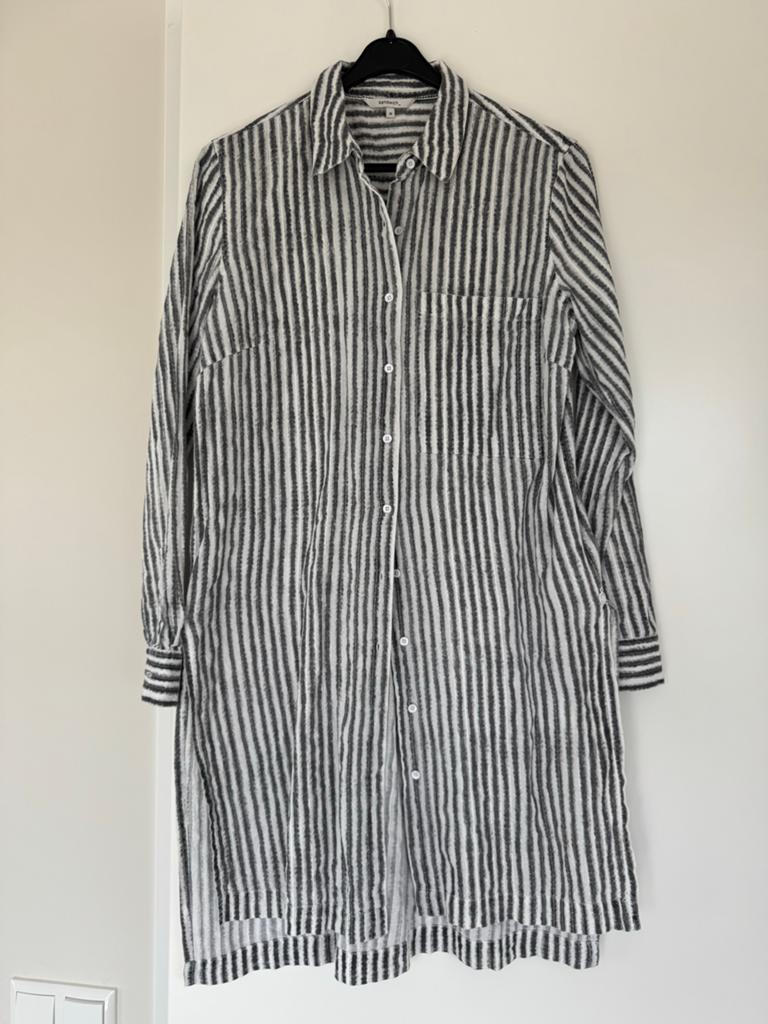 Leuke blouse van Sandwich, maat 38., Ophalen of Verzenden, Zo goed als nieuw, Maat 38/40 (M), Grijs
