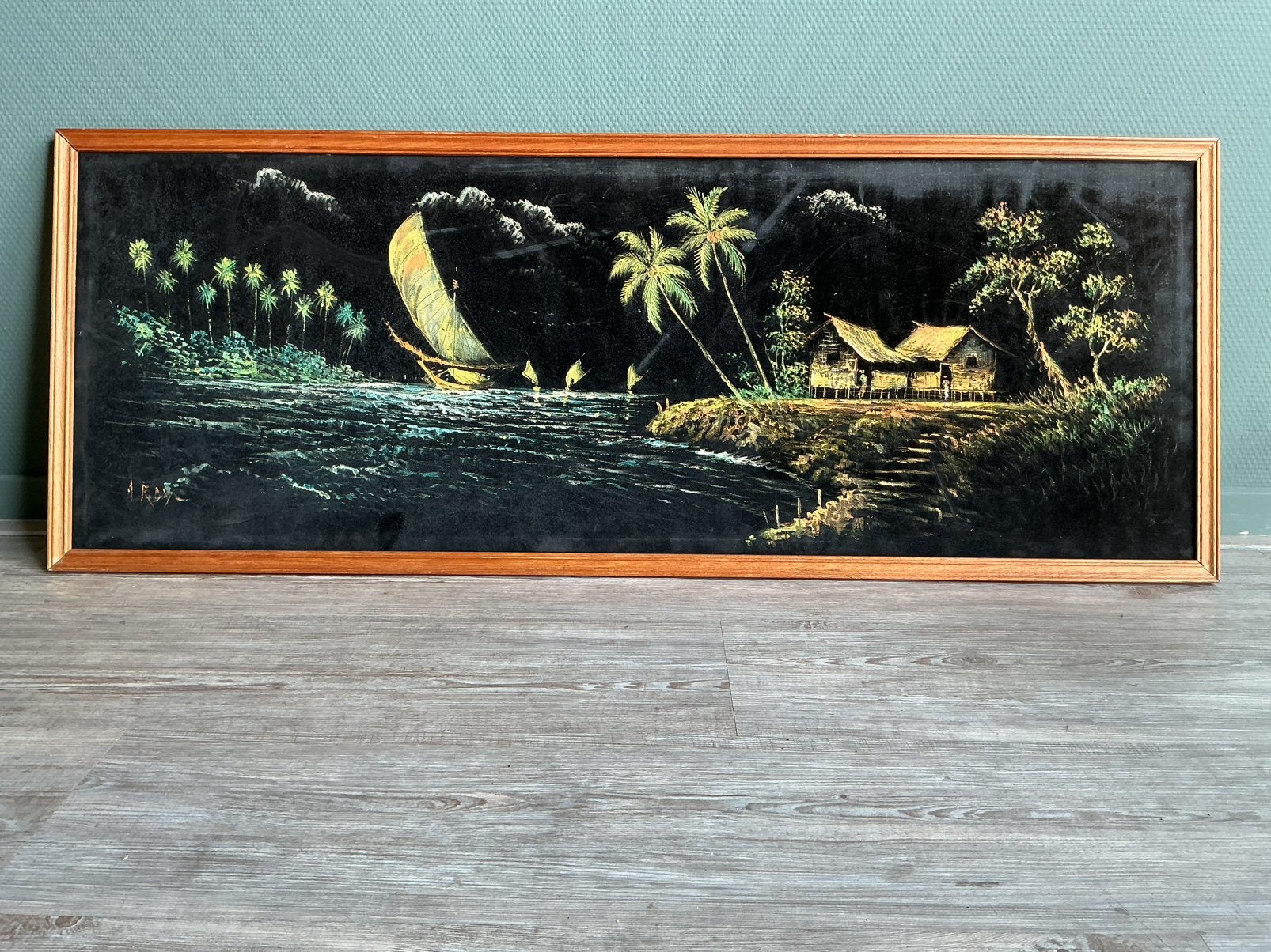 Aziatische (kunst) (wand) decoratie, vintage. Alles € 12,50!, Ophalen, Oosters