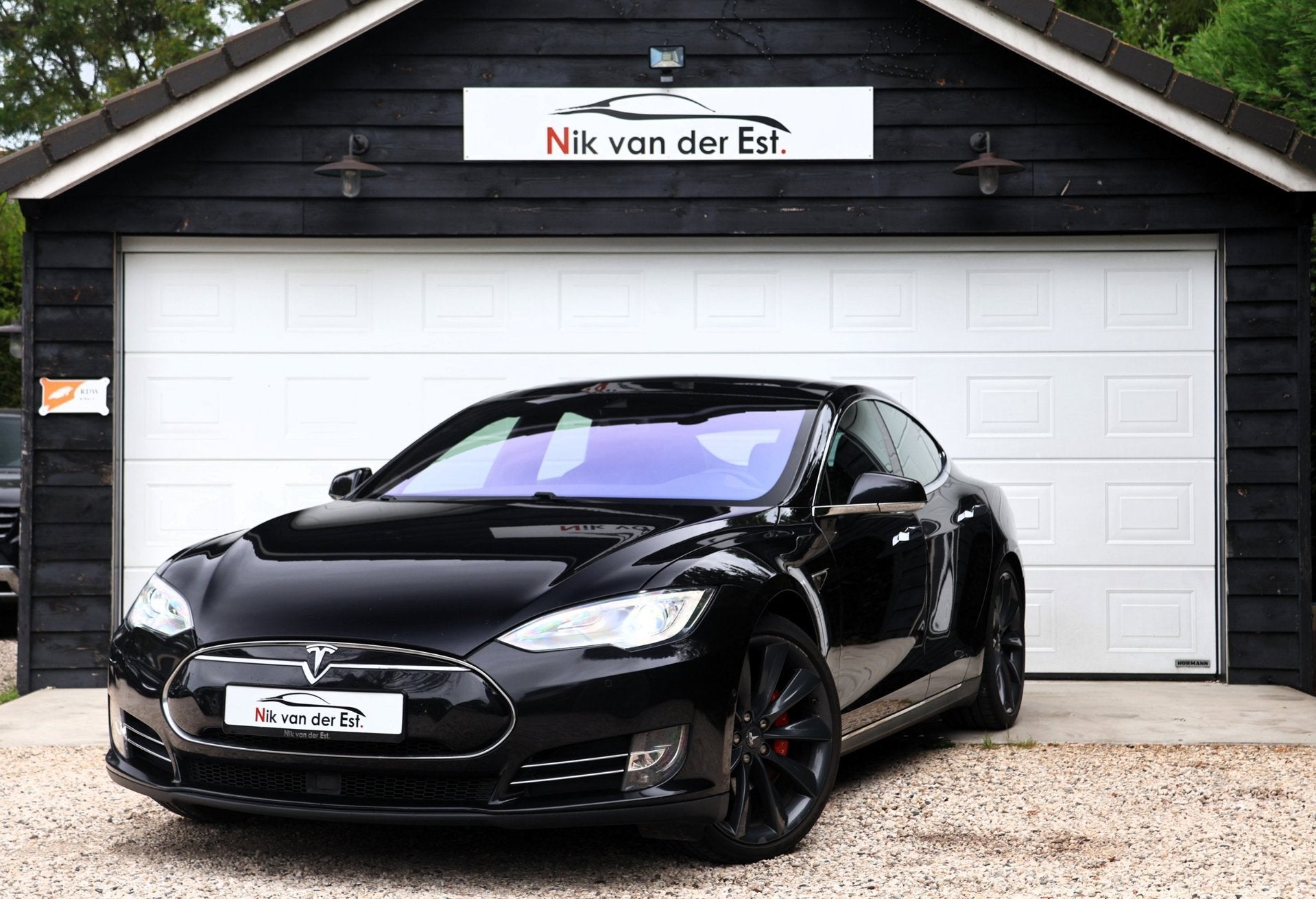 Tesla Model S 85D Performance-739PK-Pano-Stoelverwarming-Luc, Auto's, Tesla, Automaat, Dealer onderhouden, Gebruikt, Zwart