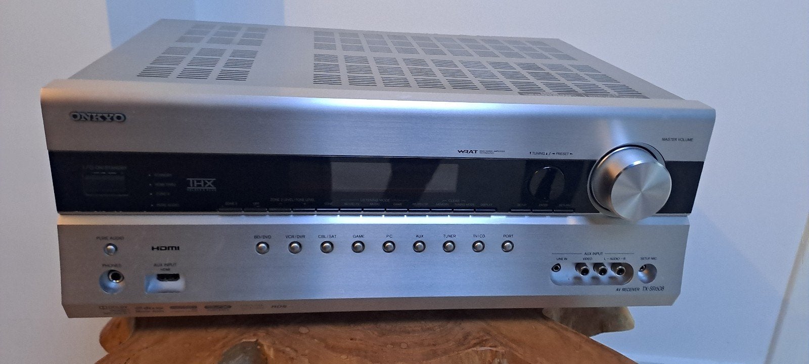 Onkyo TX-SR608 7.1 AV Receiver - THX Gecertificeerd, Ophalen, Gebruikt, 120 watt of meer, Onkyo