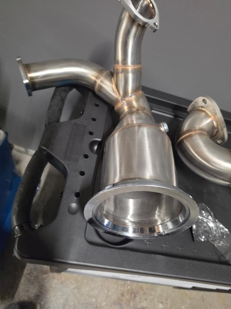 Sportuitlaat op maat Downpipe uitlaatkleppen, Auto-onderdelen, Uitlaatsystemen, Ophalen of Verzenden, Nieuw, Universele onderdelen
