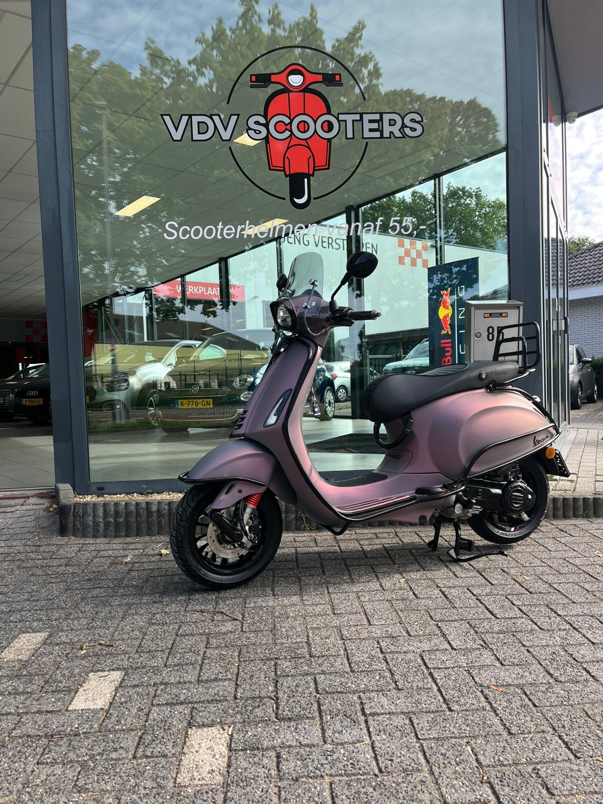 Vespa sprint opaco beige rose iget E4, Fietsen en Brommers, Scooters | Vespa, Zo goed als nieuw, Overige modellen, Maximaal 25 km/u