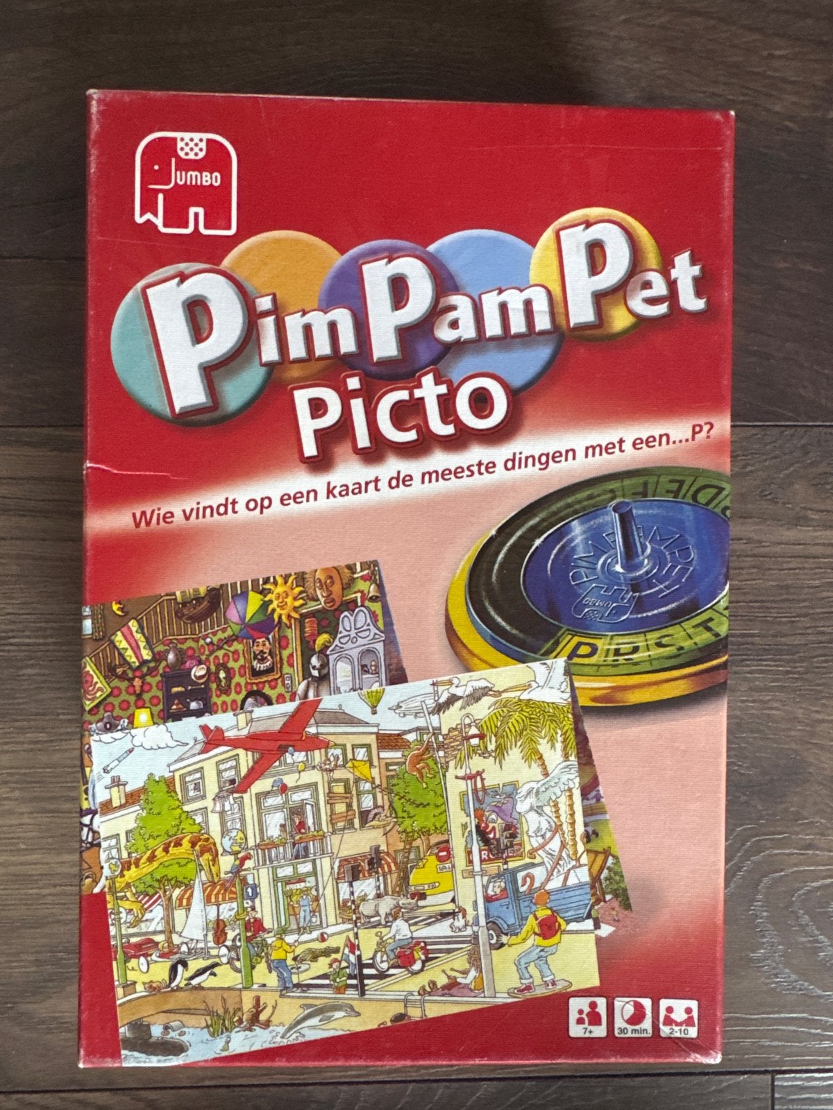 Jumbo Pim Pam Pet Picto - Zoekspel voor het hele gezin, Drie of vier spelers, Ophalen, Gebruikt