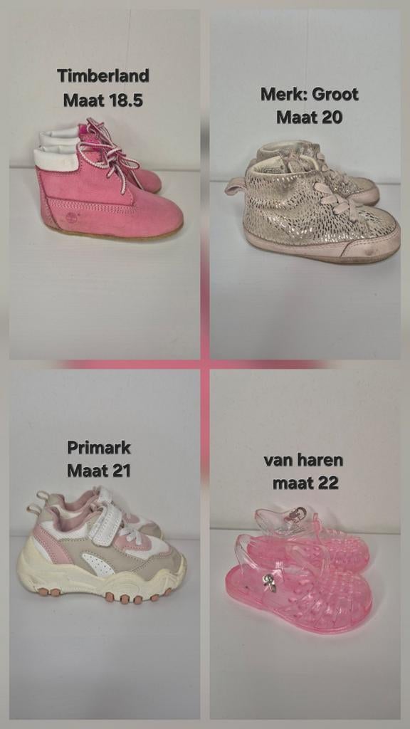 Meisjesschoenen18 20 21 22 timberland  kinderschoenen, Ophalen of Verzenden, Meisje, Schoentjes