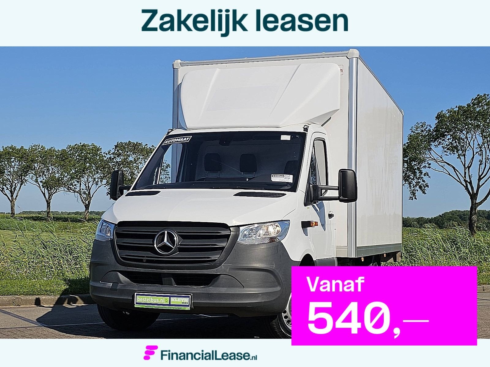 MERCEDES-BENZ SPRINTER 314 bakwagen laadklep!, Automaat, Gebruikt, Euro 6, 143 pk