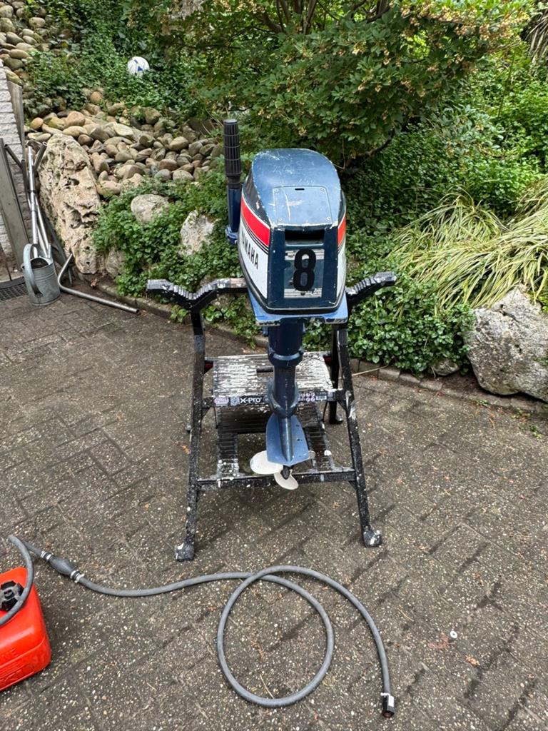 Yamaha 8pk 2-takt buitenboordmotor met Sevylor boot, Ophalen of Verzenden, Gebruikt