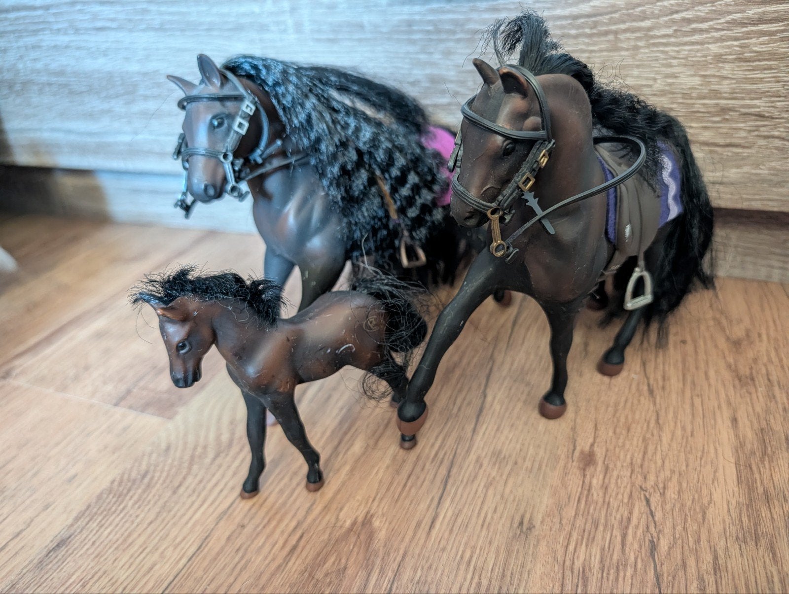 Grand Champions Friese paarden: hengst, merrie en veulen, Verzamelen, Speelgoed, Ophalen of Verzenden, Gebruikt