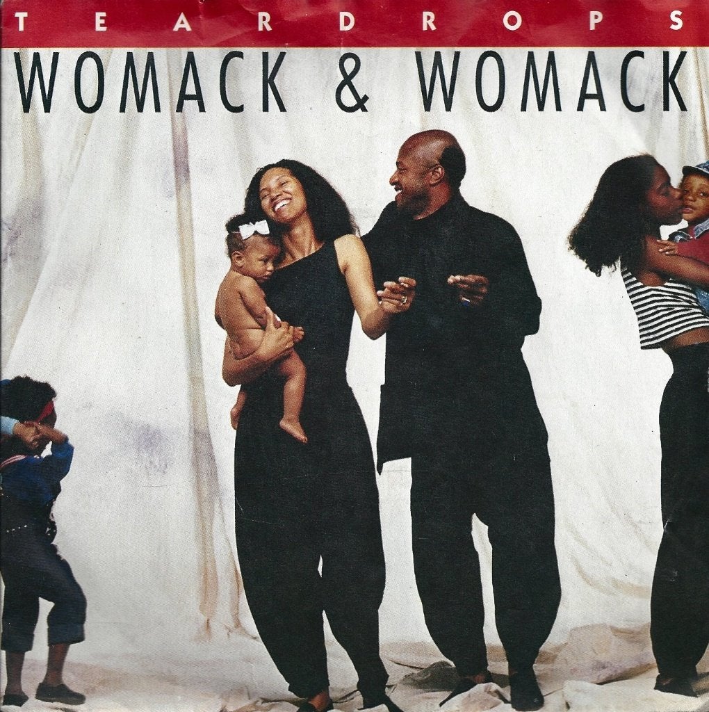Single - Womack & Womack - Teardrops, Cd's en Dvd's, Vinyl Singles, Ophalen of Verzenden, Gebruikt, Pop