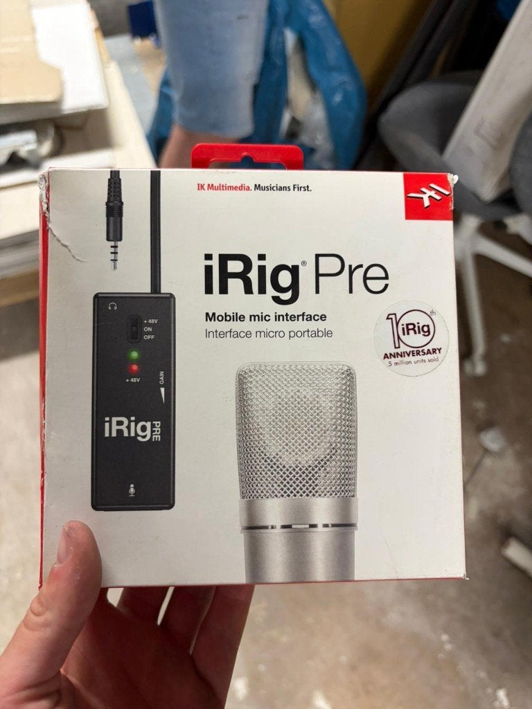 iRig Pre – Mobiele microfoon interface (XLR), Ophalen, Zo goed als nieuw, Studiomicrofoon