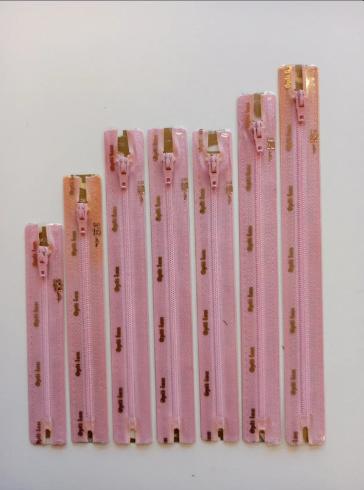 7 Optilon ritsen - niet deelbaar Kleur 718 roze, Ophalen of Verzenden, Nieuw, Rits of Sluiting