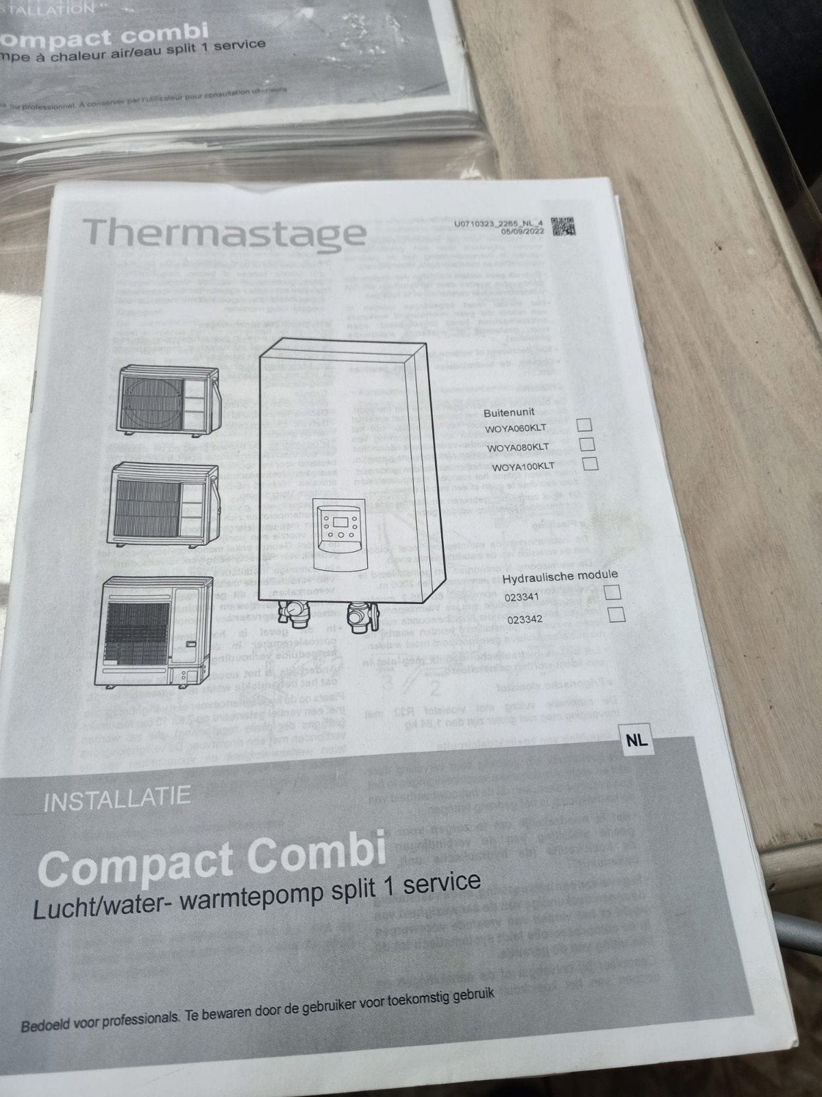Splinternieuwe warmtepomp, Doe-het-zelf en Verbouw, Ophalen, Nieuw