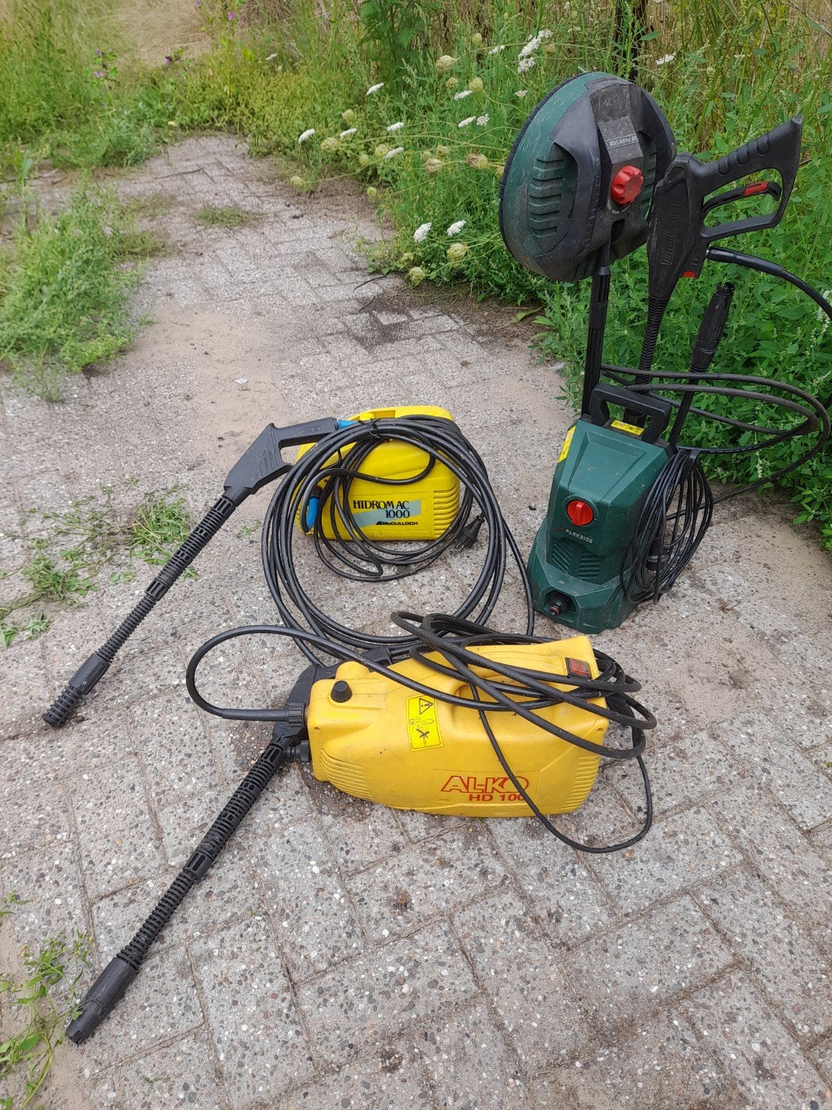 hogedrukspuit, Tuin en Terras, Ophalen of Verzenden, Gebruikt, Elektrisch