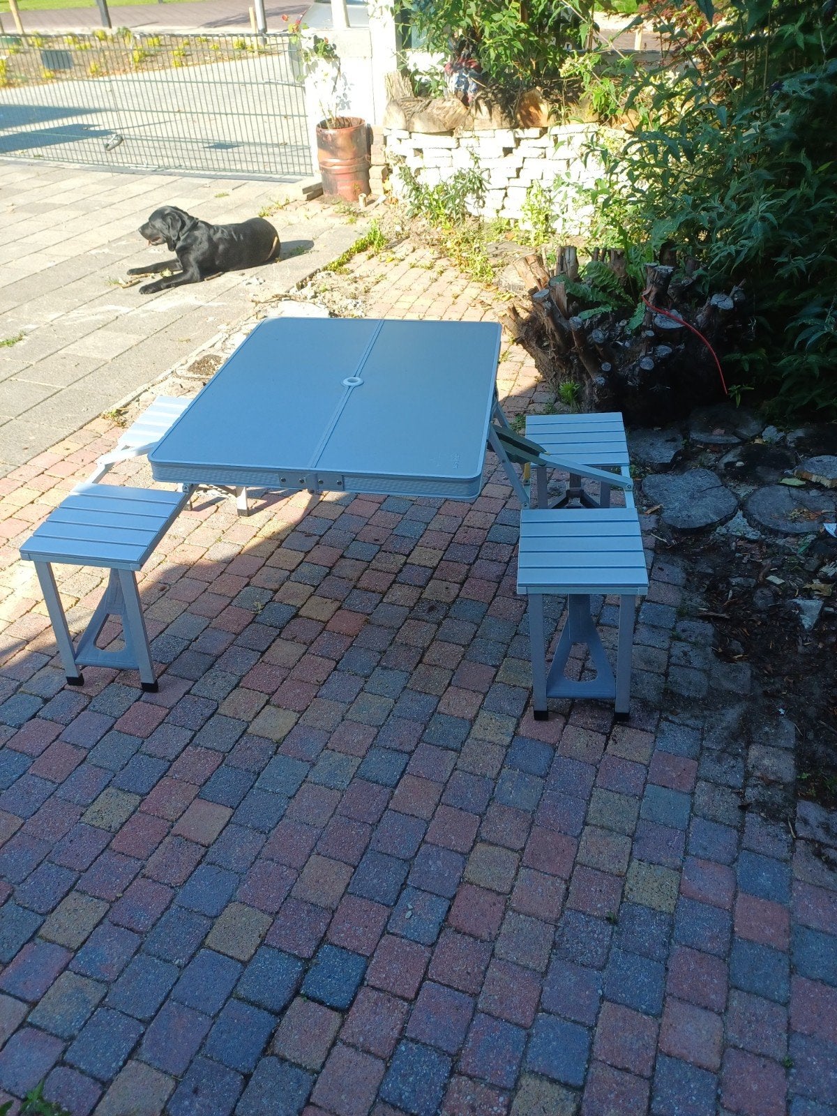 Nieuwe Bocamp aluminium picknicktafel - compact en licht, Ophalen, Nieuw, Campingtafel
