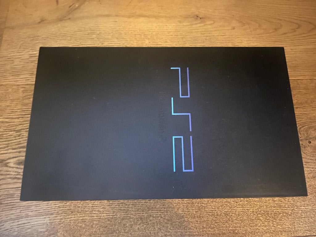 Sony PlayStation 2 (PS2), Ophalen of Verzenden, Gebruikt, Zwart, Met 2 controllers