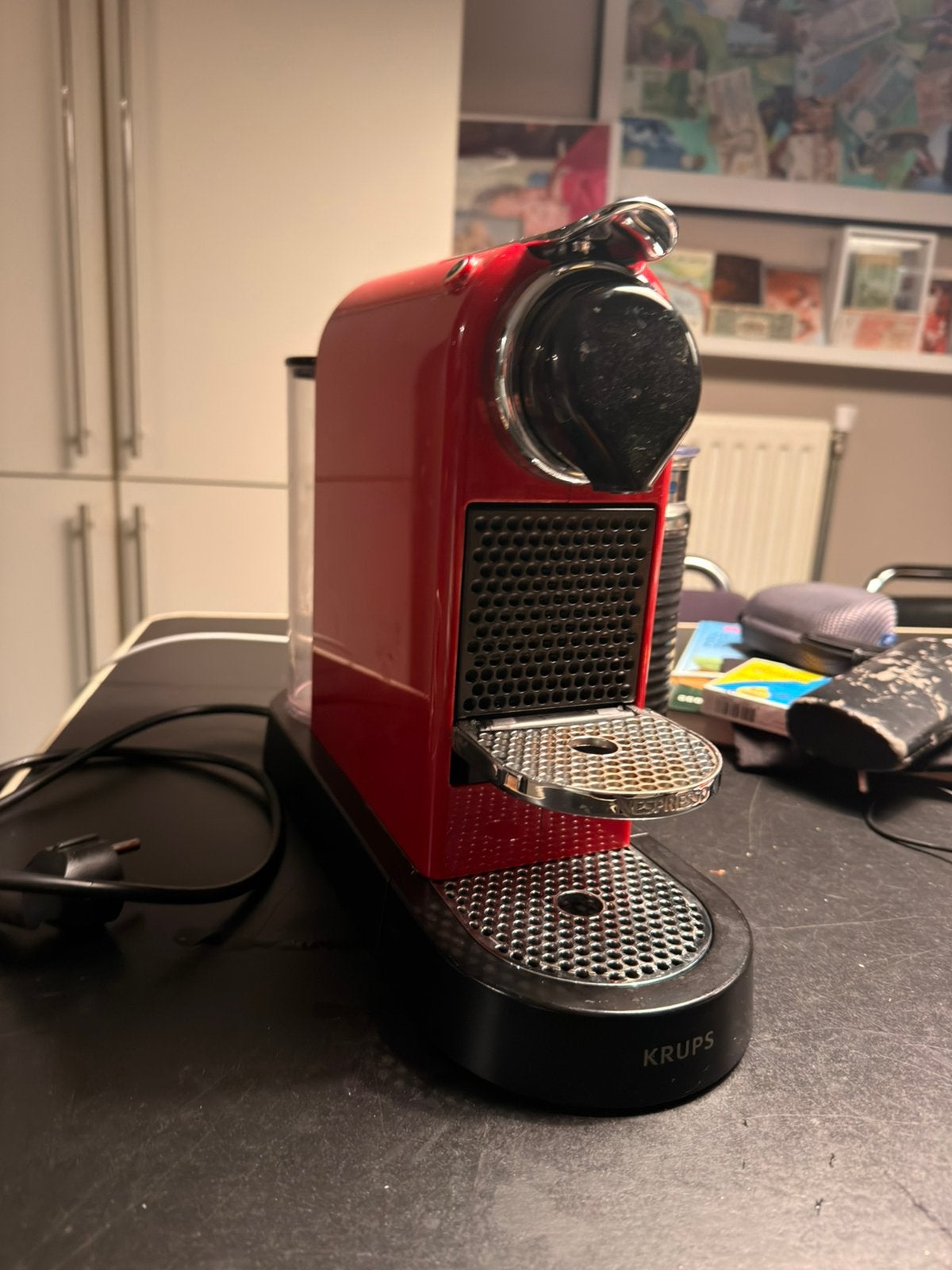 Krups Nespresso CitiZ met geintegreerde melkopschuimer, Witgoed en Apparatuur, 10 kopjes of meer, Ophalen of Verzenden, Zo goed als nieuw