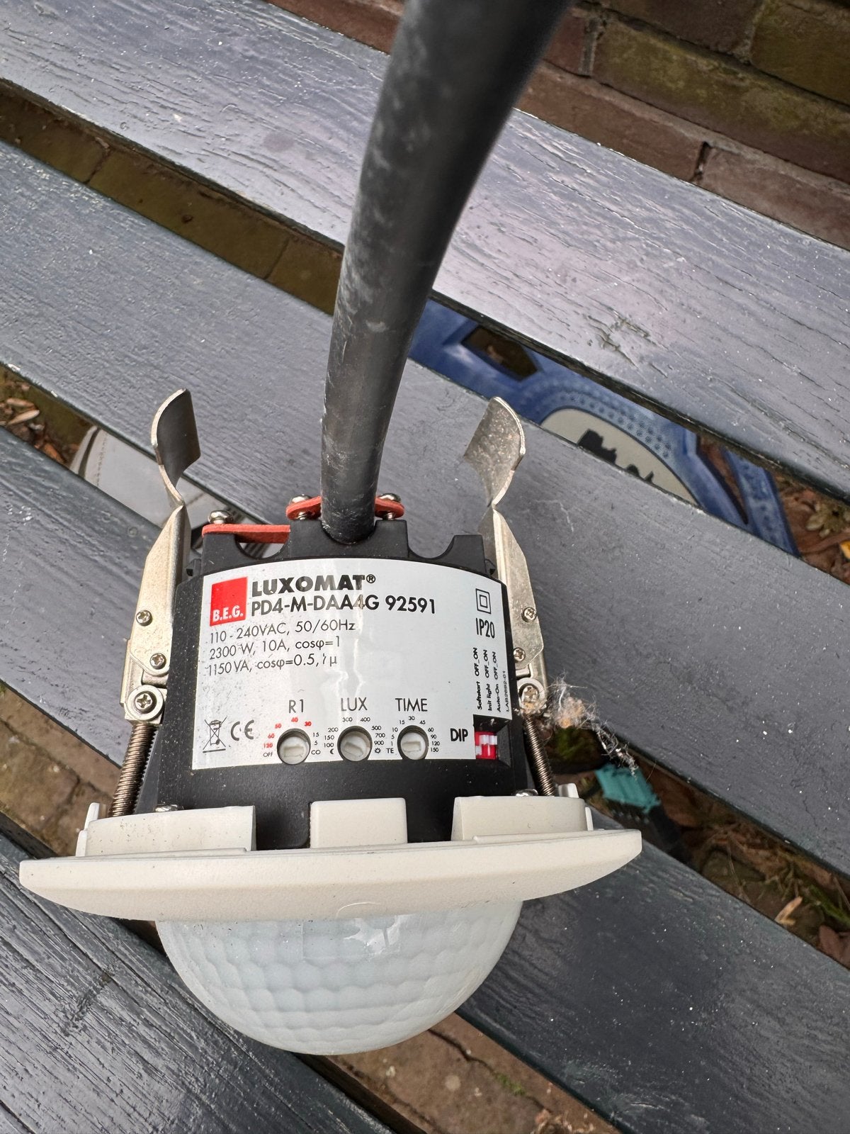 Luxomat PD4-M-DAA4G 92591 Bewegingsmelder, Ophalen, Gebruikt, Schakelaar