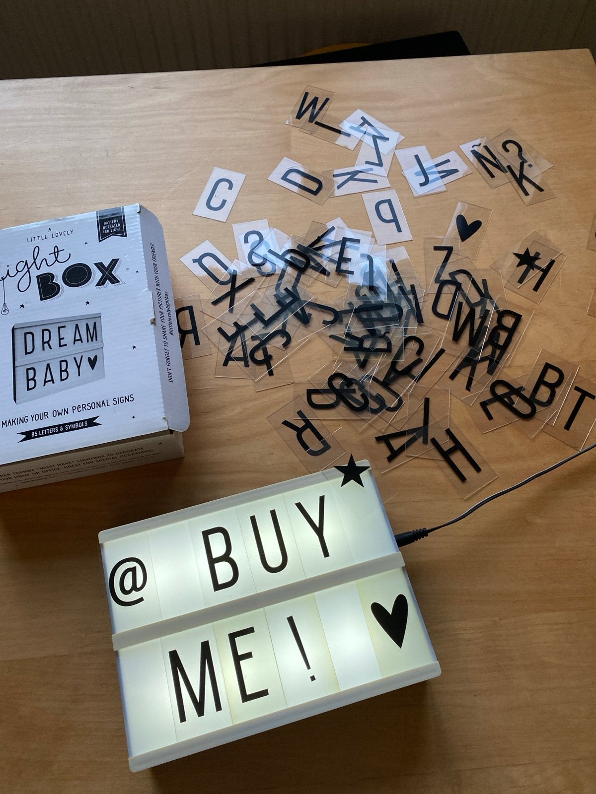 Light Box, MET Adapter, Kunststof, Ophalen of Verzenden, Zo goed als nieuw, Modern