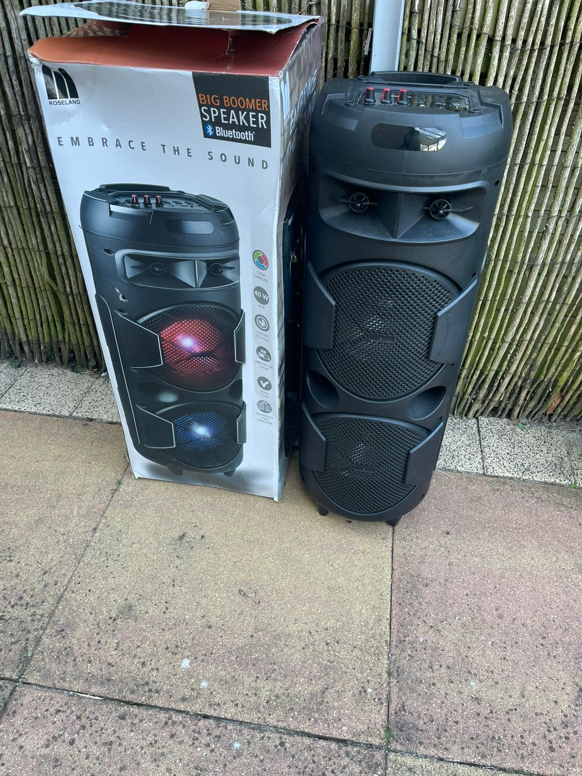 Grote Bluetooth Big Boomer speaker voor elk (examen) feest, Audio, Tv en Foto, Luidsprekers, Overige merken, Overige typen, Ophalen of Verzenden