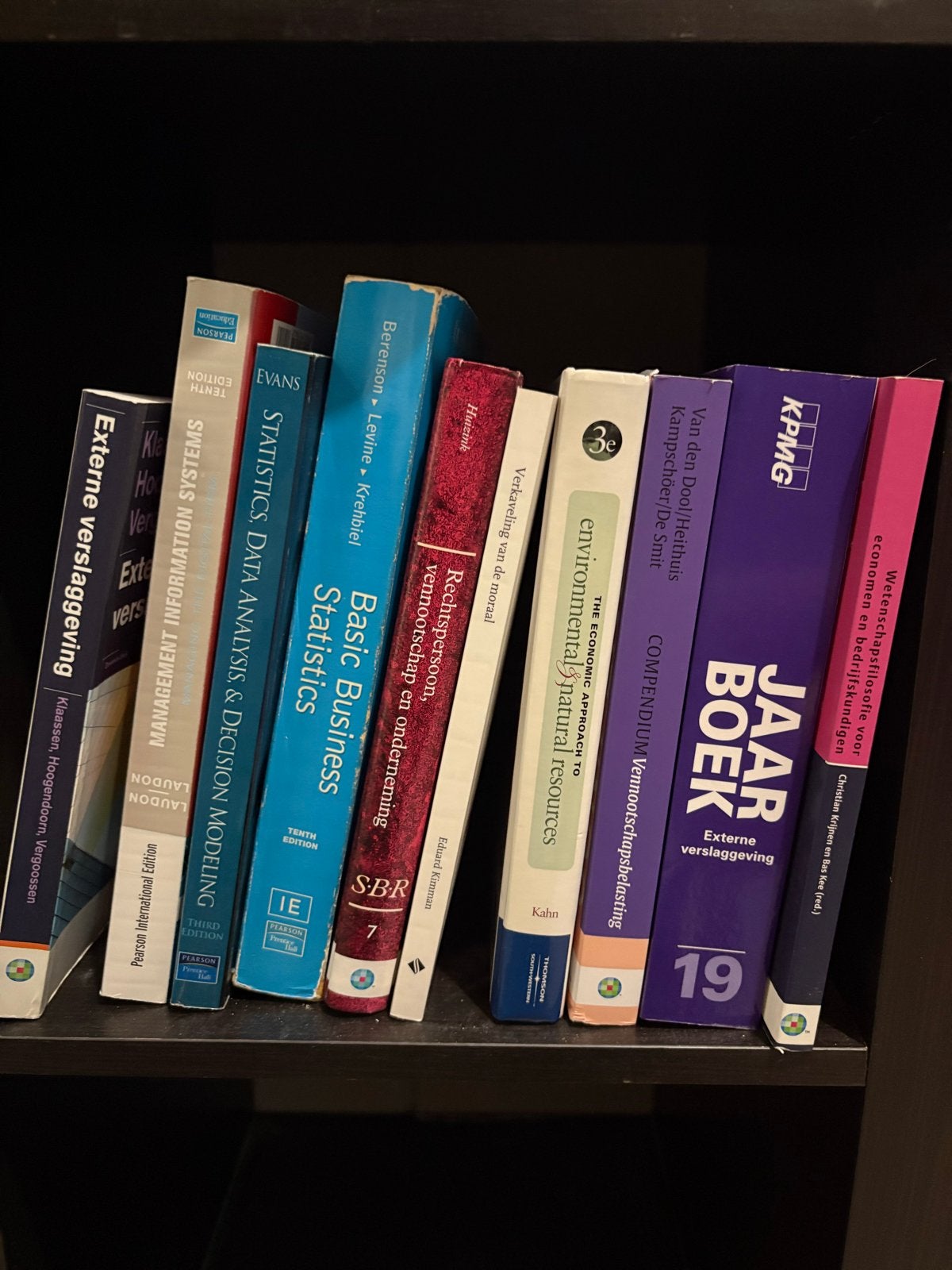 Studieboeken Economie & Bedrijfseconomie VU (2007-2011), Ophalen, Gamma, Gelezen, WO