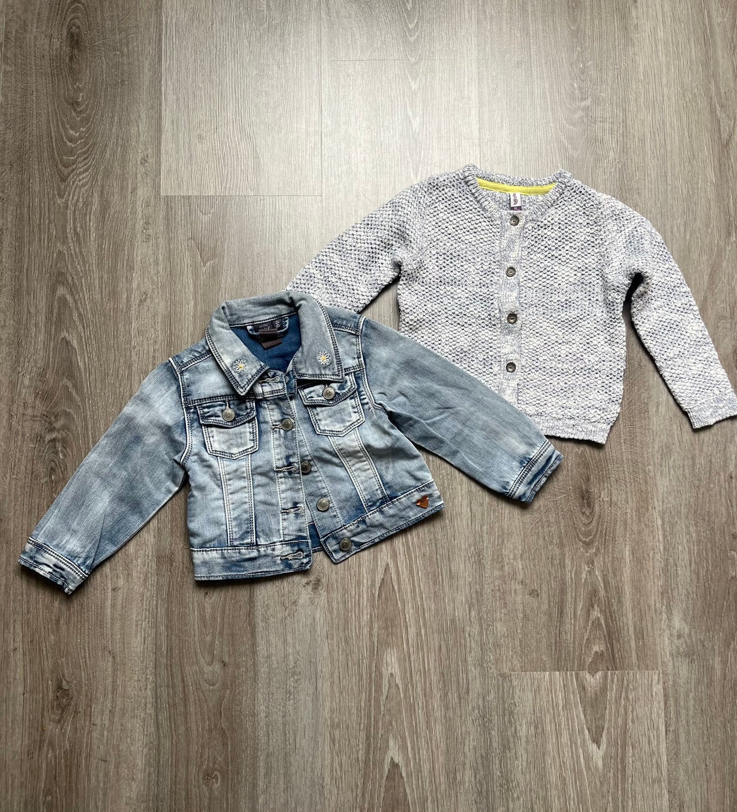 Spijkerjasje+vest babyface maat 86. Samen €10, Ophalen of Verzenden, Zo goed als nieuw, Meisje, Jasje