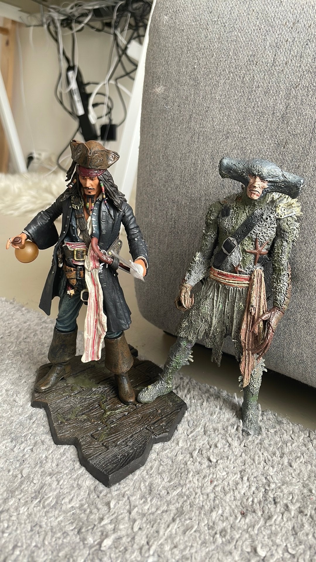 Neca pirates of the caribbean jack sparrow en macus, Ophalen of Verzenden, Zo goed als nieuw