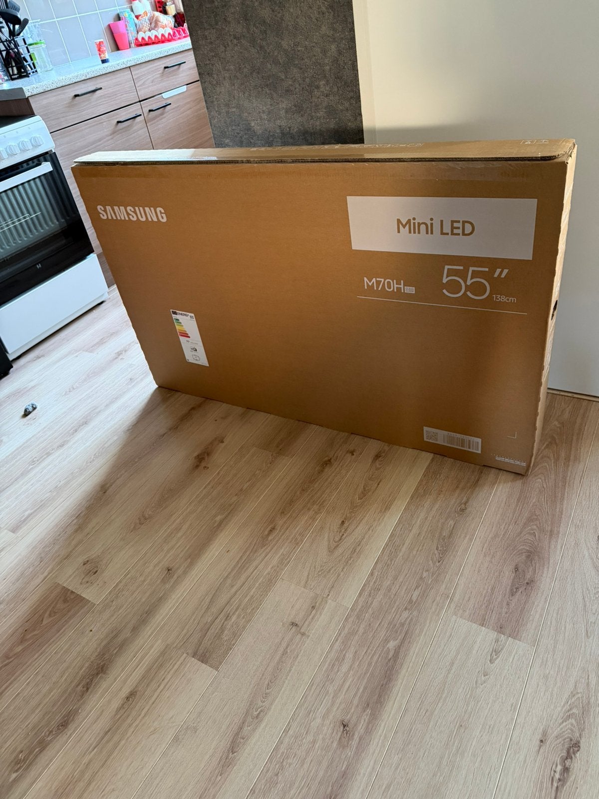 NIEUW samsung 55 inch tv, Ophalen, Zo goed als nieuw, Samsung, 100 cm of meer
