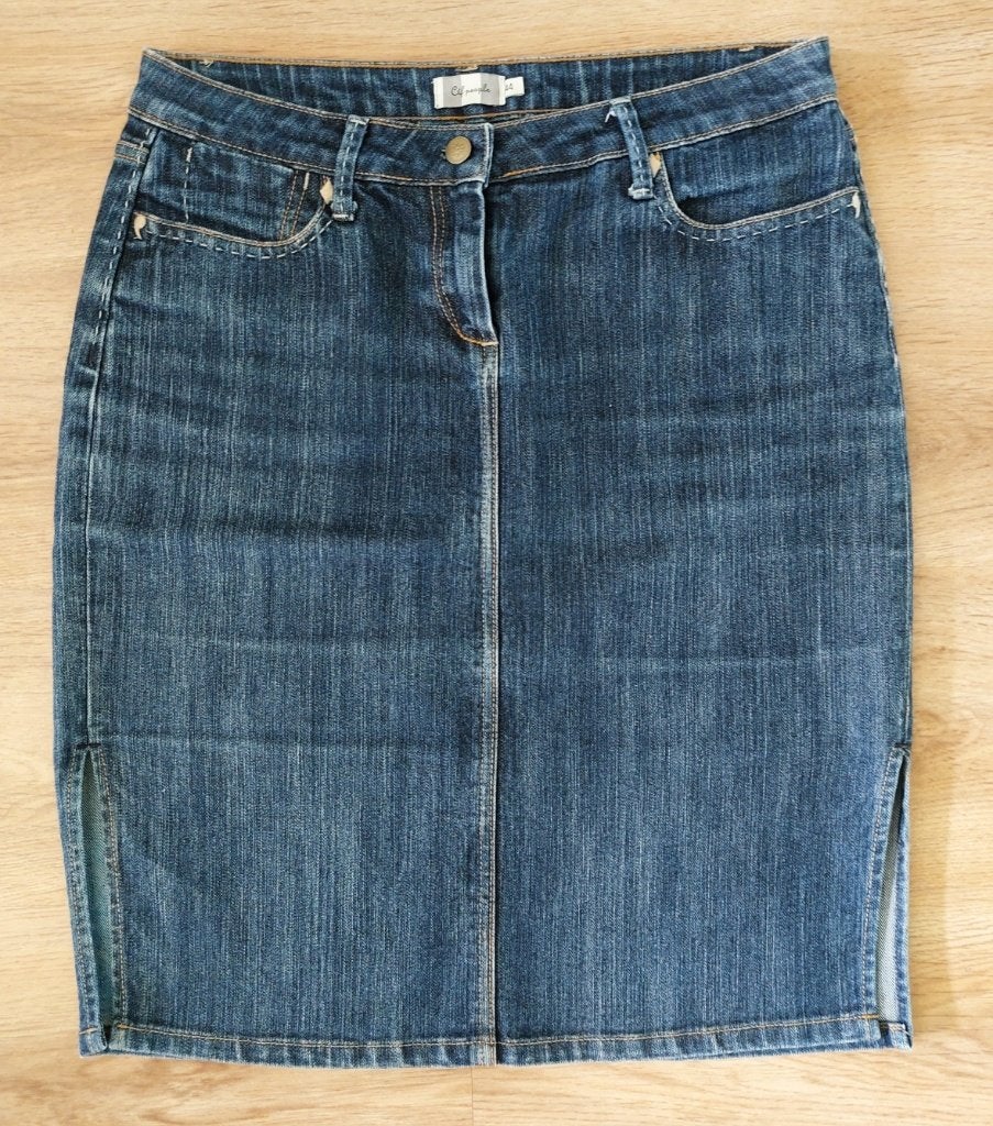 Spijkerrok Ctf People mt 40, Kleding | Dames, Maat 38/40 (M), Blauw, Ophalen of Verzenden, Zo goed als nieuw