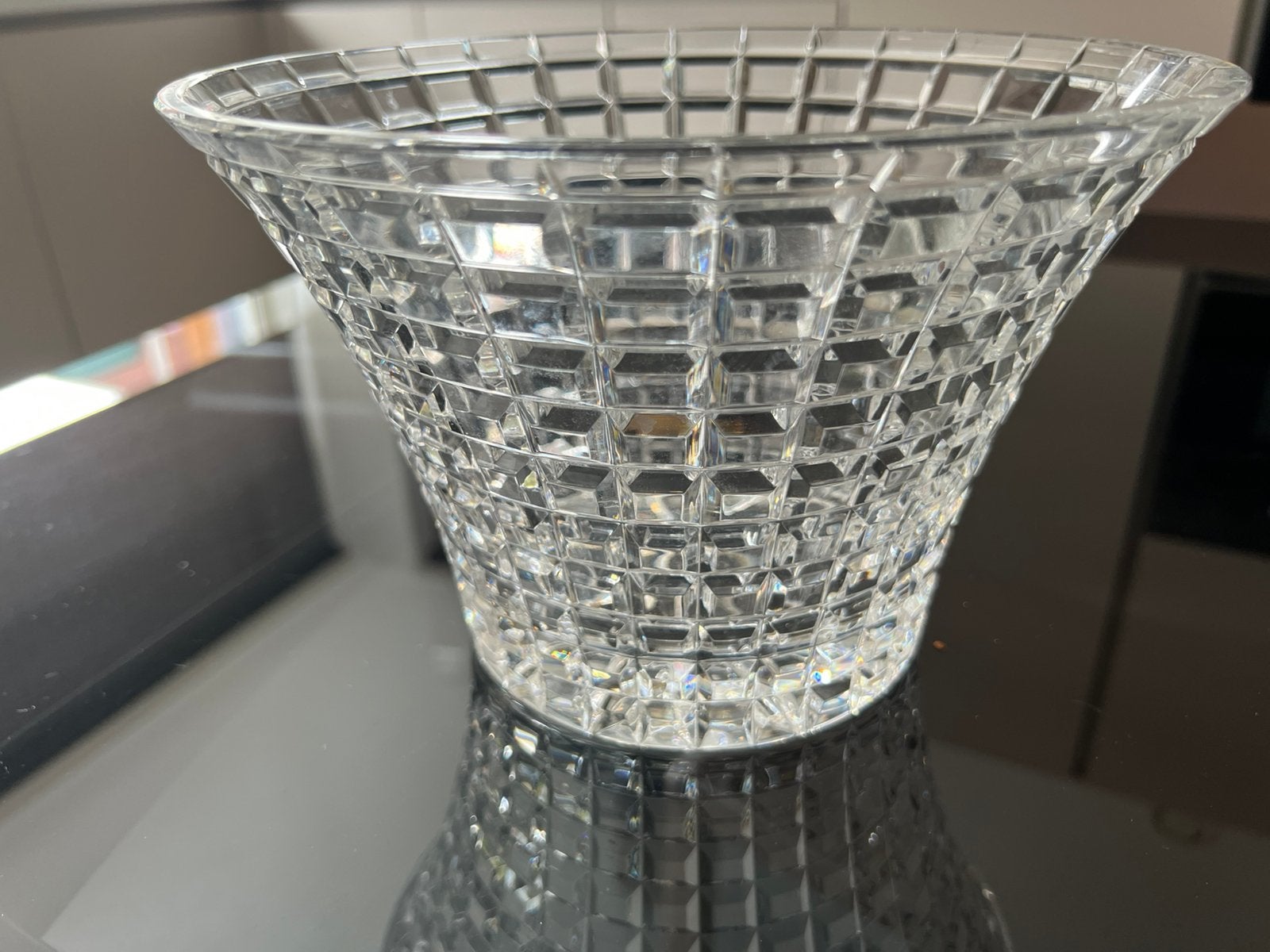 Nachtmann kristallen schaal, Ophalen of Verzenden, Zo goed als nieuw, Rond, Glas