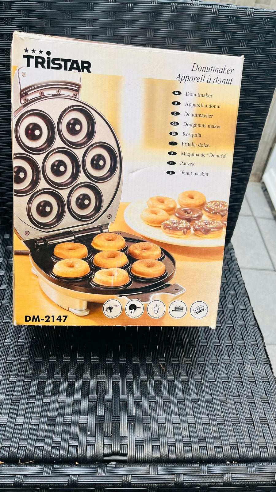 Tristar Donutmaker DM-2147 - Maak thuis heerlijke donuts!, Ophalen of Verzenden, Nieuw