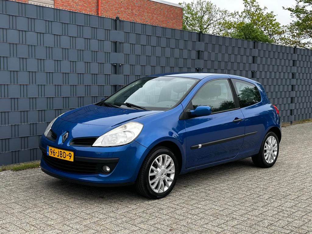 Renault Clio - NIEUWE APK - 1.2 TCE - 3-DRS - 2009 - Blauw, Auto's, Renault, Voorwielaandrijving, Zwart, 4 cilinders, Blauw