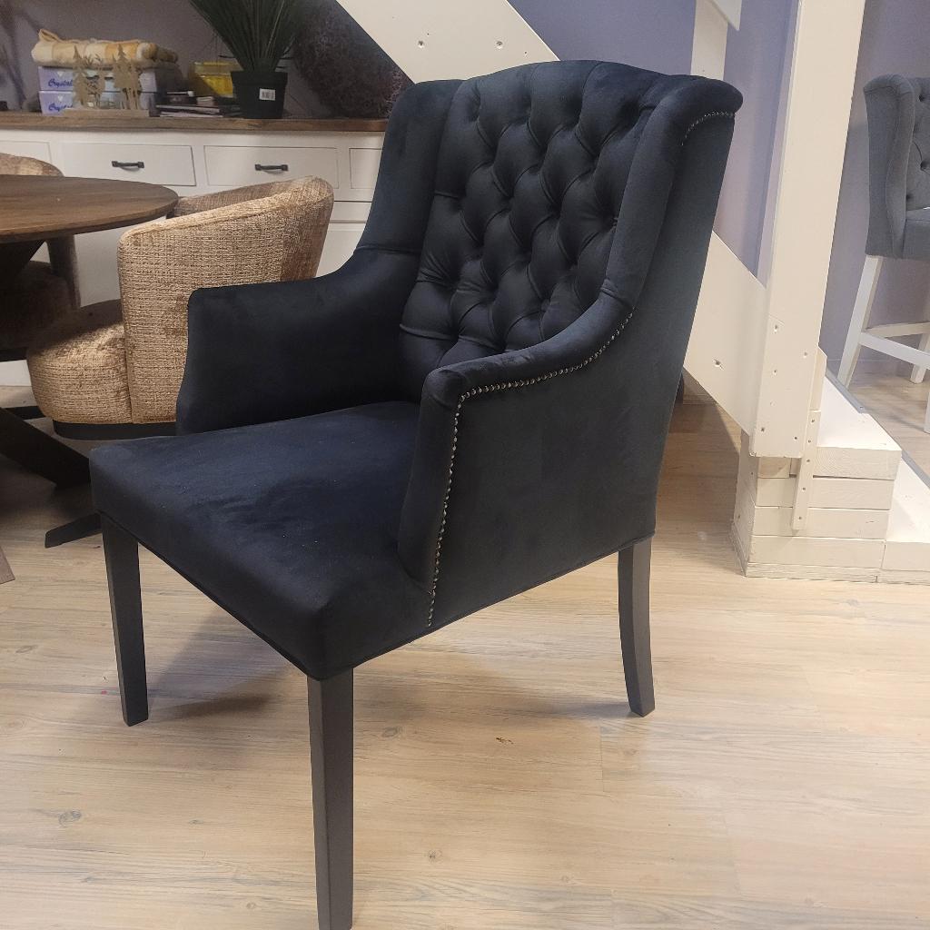 *ACTIE* Landelijke Eetkamerstoel Victoria Stel Zelf Samen (3, Overige kleuren, Nieuw, Stof, Vijf, Zes of meer stoelen