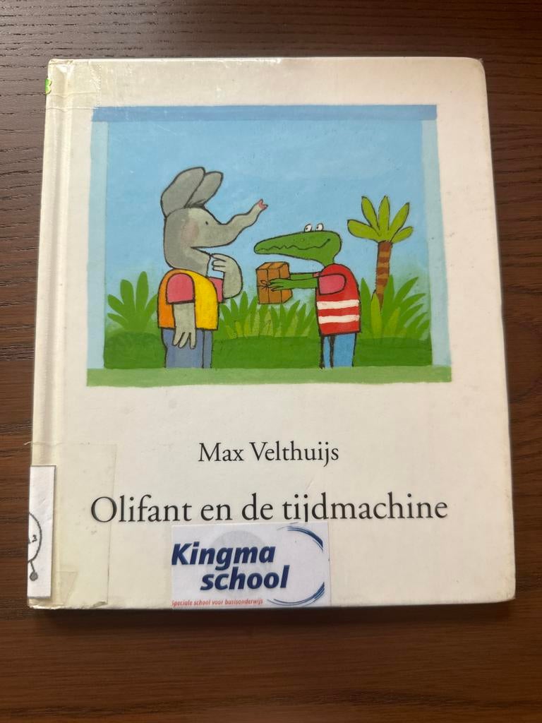 Olifant en de tijdmachine - Max Velthuijs, Ophalen of Verzenden, Gelezen, Fictie algemeen