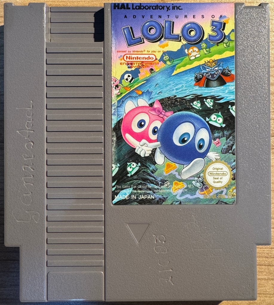 Adventures of Lolo 3 (NES) | NES-QL-FRG B, Avontuur en Actie, Gebruikt, Verzenden, 1 speler