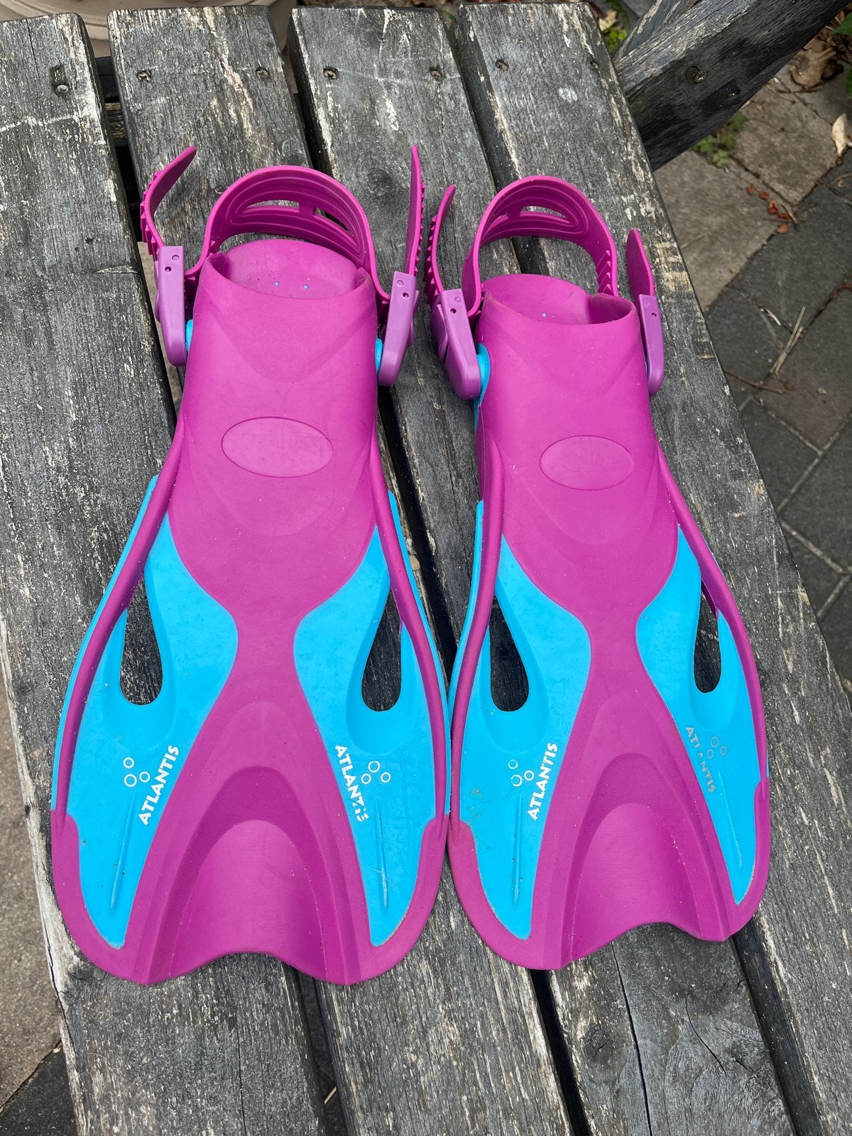 Atlantis zwemvliezen - Maat 31-36, Watersport en Boten, Ophalen, Gebruikt, Zwem- of Duikvliezen