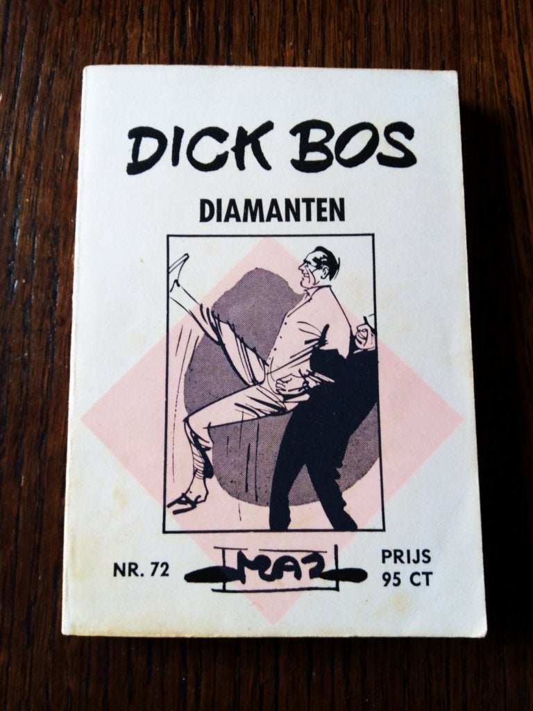 dick bos nr.72*1967*1ste druk-diamanten/mazure, Gelezen, Alfred Mazure, Eén stripboek, Ophalen of Verzenden
