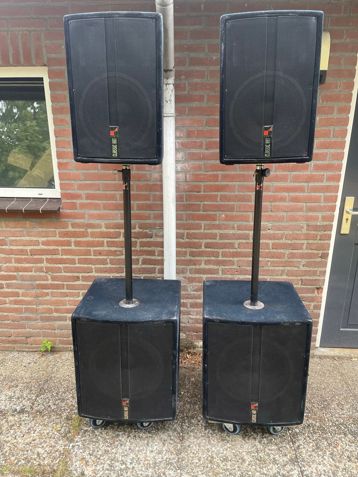 HK Audio Classic Art CL 12 & CL 15 Speakerset, Gebruikt, Inclusief kabels, Speakerset, Ophalen