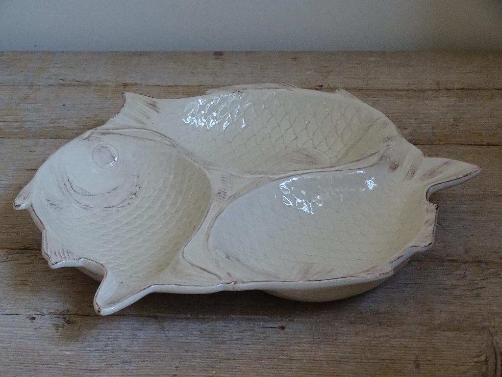 1x Visschaal, COUNTRYFIELD, Huis en Inrichting, Keuken | Servies, Gebruikt, Ophalen of Verzenden, Schaal of Schalen, Overige stijlen