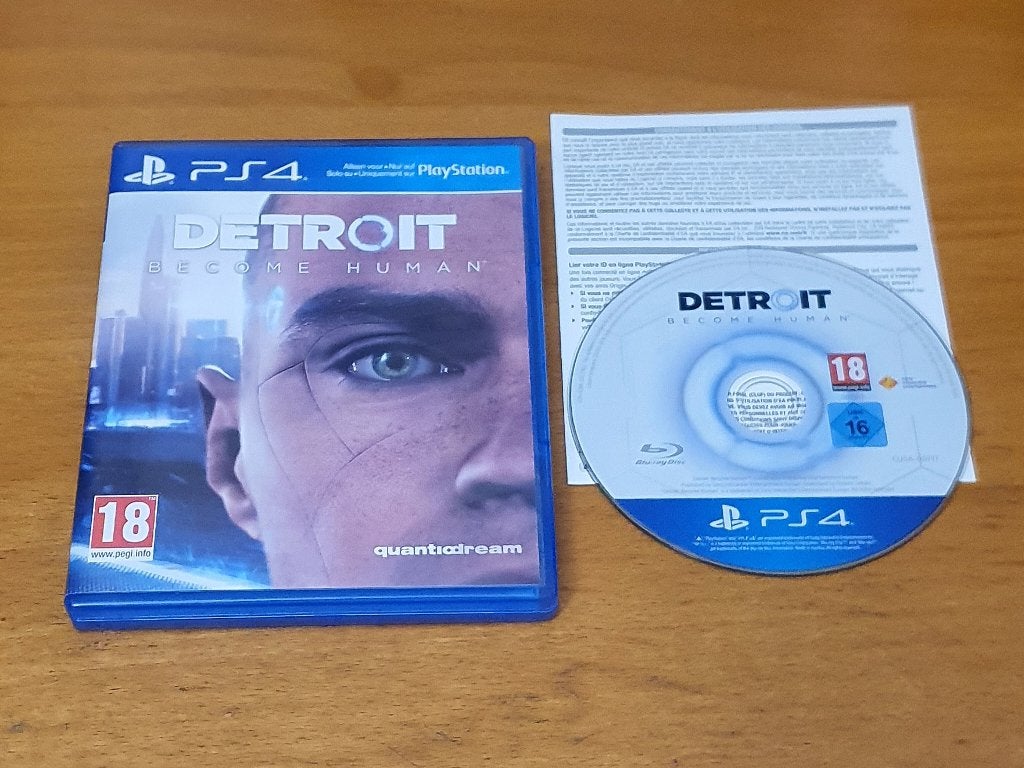 PS4 | Detroit Become Human, Spelcomputers en Games, Games | Sony PlayStation 4, Avontuur en Actie, Gebruikt, Vanaf 18 jaar, 1 speler