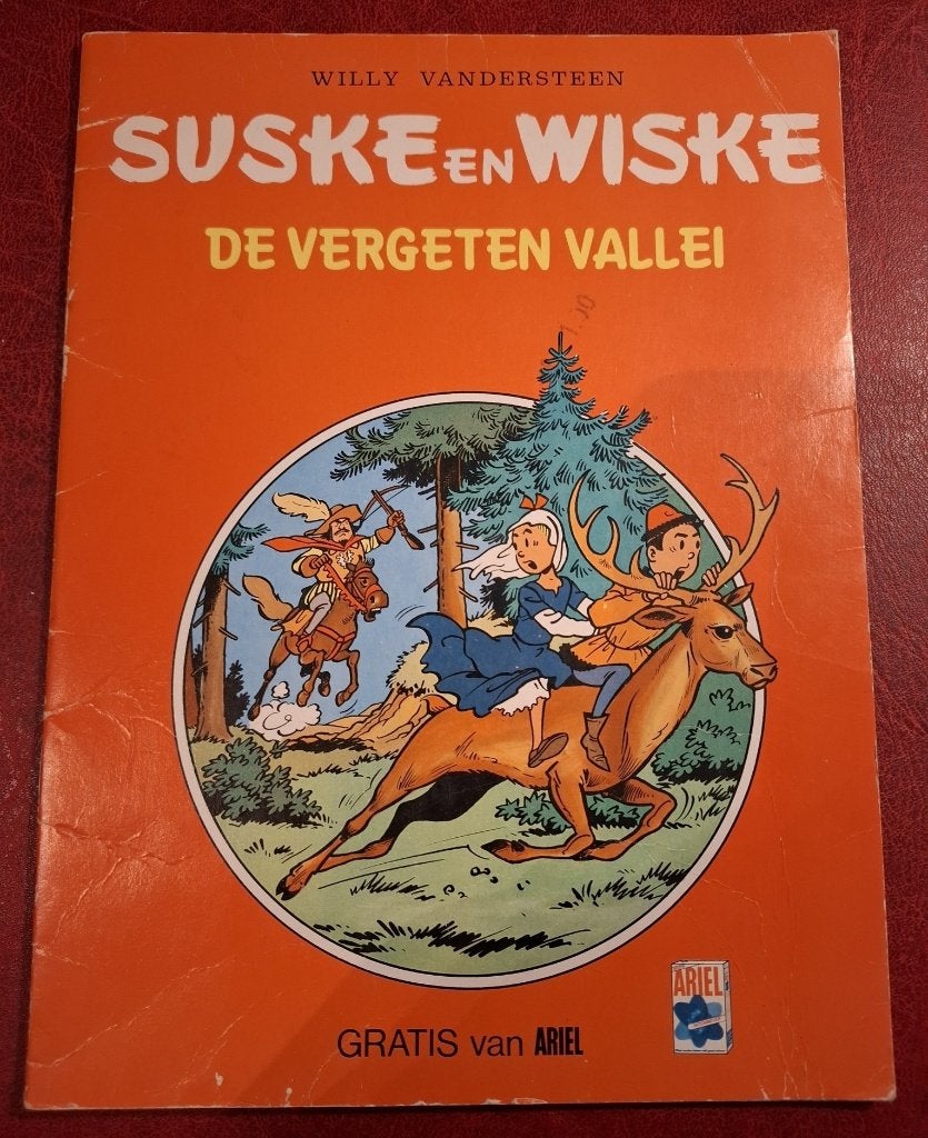 Suske en Wiske ‘’De Vergeten Vallei (ARIEL)’’, Eén stripboek, Verzenden, Gelezen, Willy Vandersteen