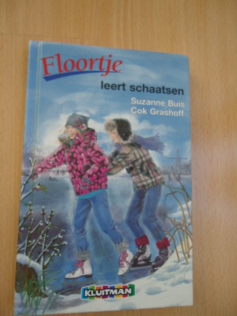 Floortje leert schaatsen, Cok Grashoff en Suzanne Buis, Ophalen of Verzenden, Zo goed als nieuw, Fictie algemeen