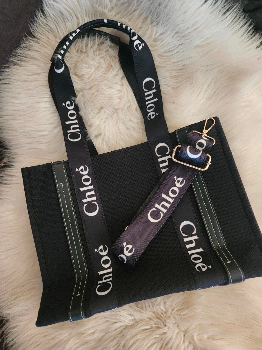 Tas | handtas | totebag logo zwart wit, Ophalen, Nieuw, Zwart, Handtas