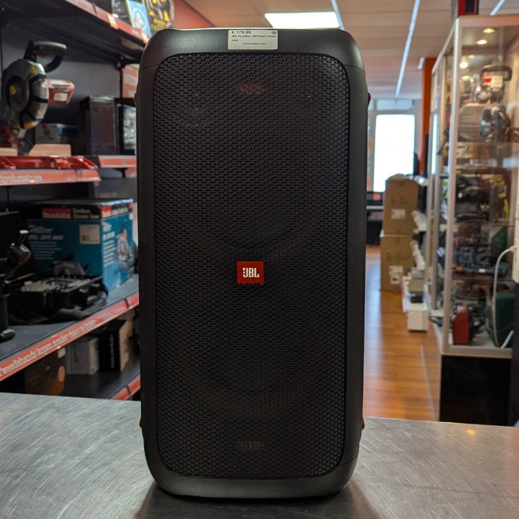 JBL PartyBox 100 Zwart | Nette staat, JBL, Zo goed als nieuw, Support@jbl.com, 400 Atlantic Street
Stamford, CT 06901
USA