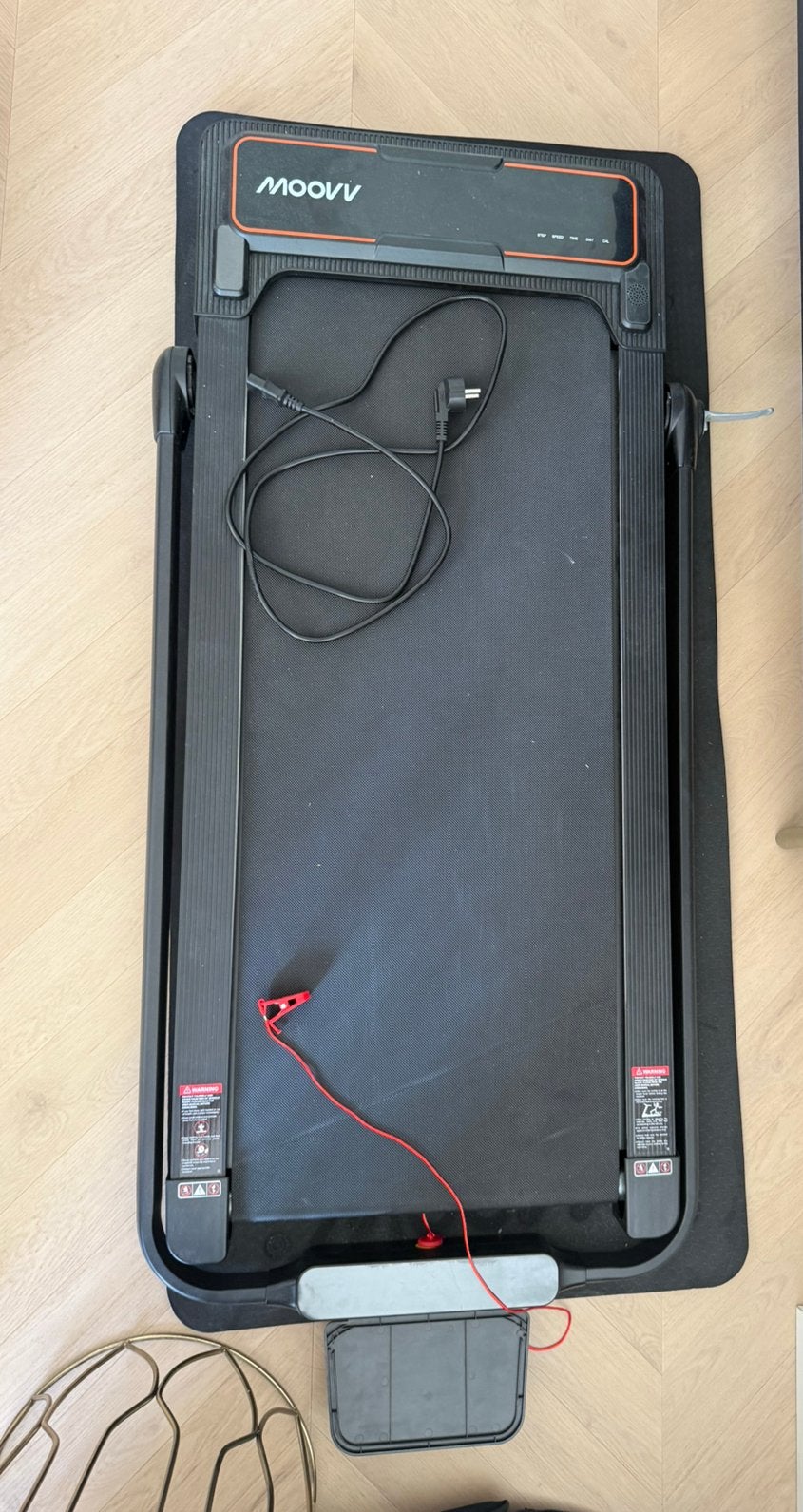 Moovv loopband opvouwbaar + afstandbediening, Sport en Fitness, Ophalen, Zo goed als nieuw, Loopband