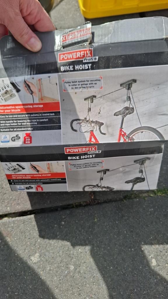Powerfix Profi Fietslift - Ruimtebesparend tot 20 kg, Fietsen en Brommers, Ophalen, Nieuw, Powerfix Profi