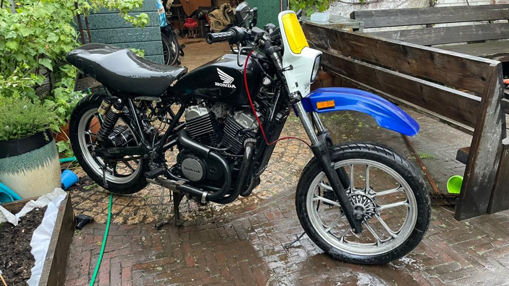 Loop of sloop, honda VT500 Ascot project, Motoren, Onderdelen | Honda, Ophalen, Gebruikt